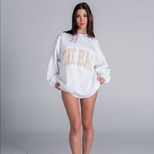The Bar White Sweatshirt